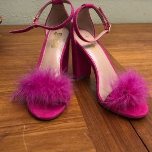 Brash pink heels size 61/2